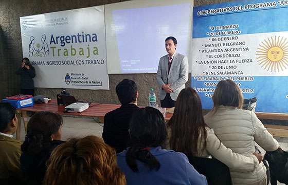 Beneficiarios de Argentina Trabaja participaron de un taller sobre violencia doméstica