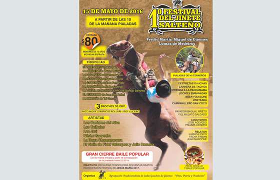Hoy se lanzará el 1º Festival del Jinete Salteño