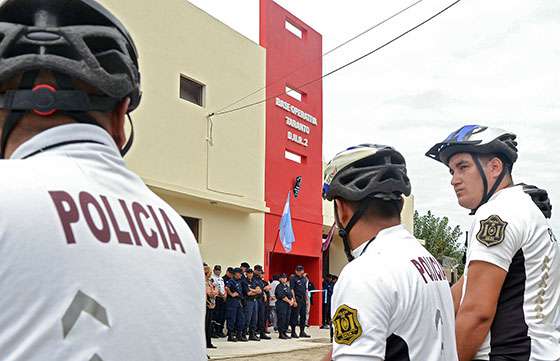 La Provincia refuerza el servicio de seguridad en Rivadavia con una nueva base operativa