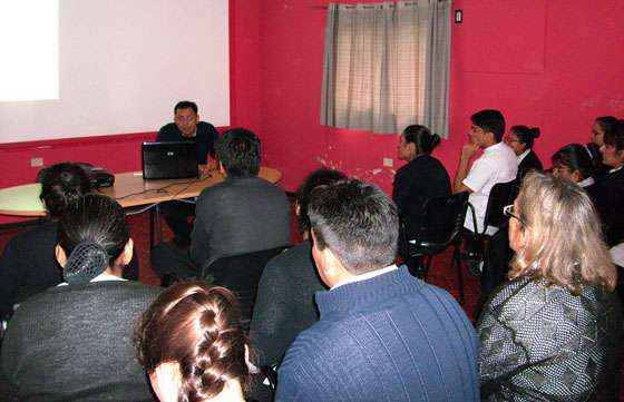Equipos de Salud mental analizaron la Ley Nacional con estudiantes de Enfermería