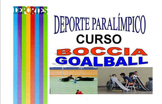 Se dictará en Deportes un curso gratuito de goalball y boccia paralímpico
