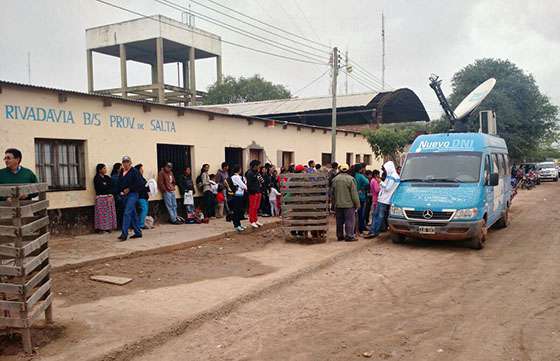 Más de 500 trámites realizó el Registro Civil en Rivadavia Banda Sur