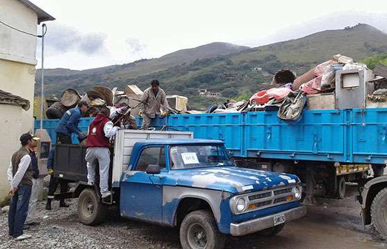 Productiva jornada de descacharrado en Vaqueros