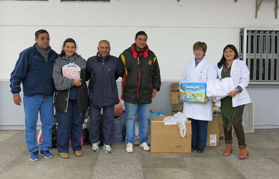 El Hospital Público Materno Infantil recibió donaciones del Club Atlético Mitre
