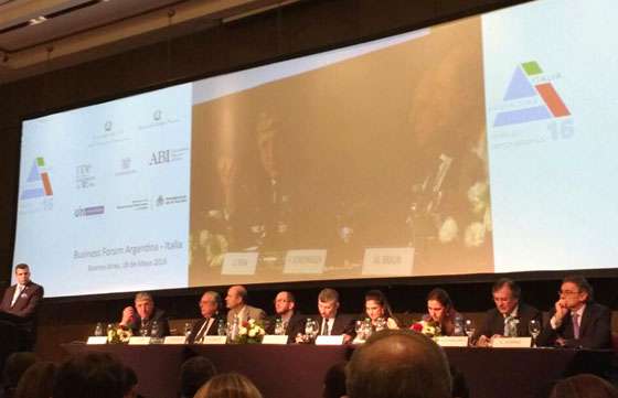 Funcionarios de Ambiente participaron del Business Forum Argentina – Italia 2016