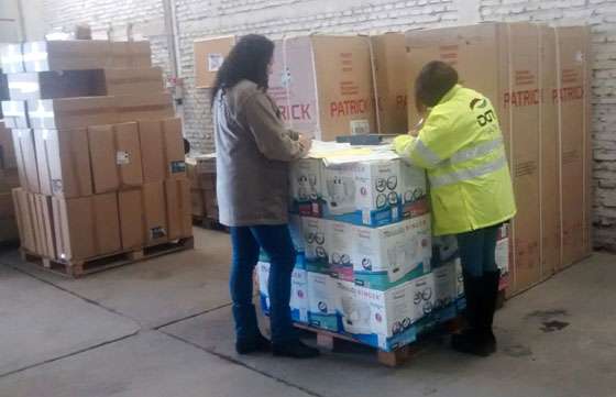 Rentas incautó más de 100 bultos de mercadería, en un control de cargas generales