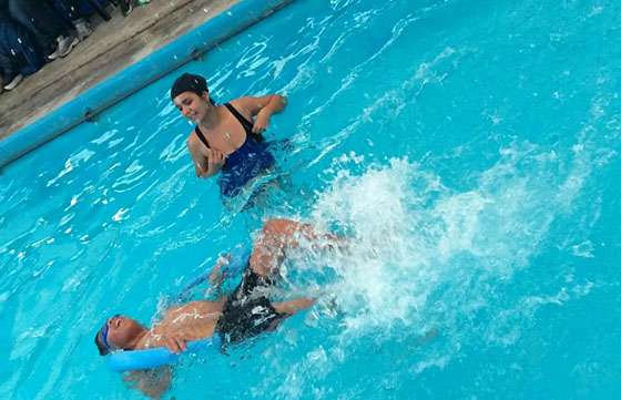 Encuentro de natación para personas con discapacidad