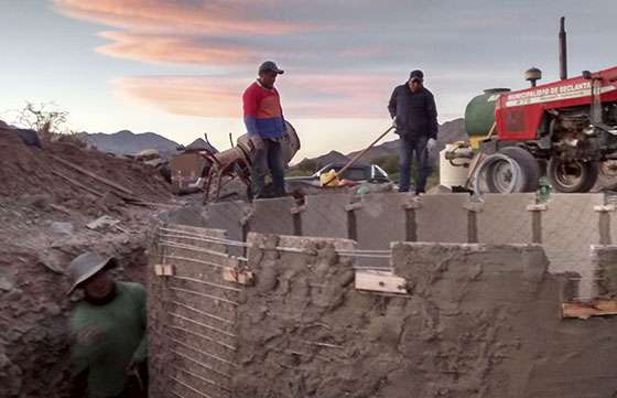 En Seclantás capacitaron para la construcción de una cisterna