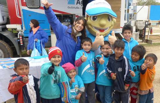 Aguas del Norte  asesoró a vecinos de Santa Victoria Este