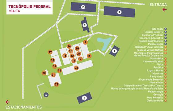 Tecnópolis Federal ofrece sus propuestas también durante la semana