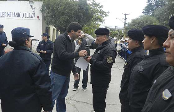 El Secretario de Seguridad otorgó reconocimientos a efectivos policiales de Orán