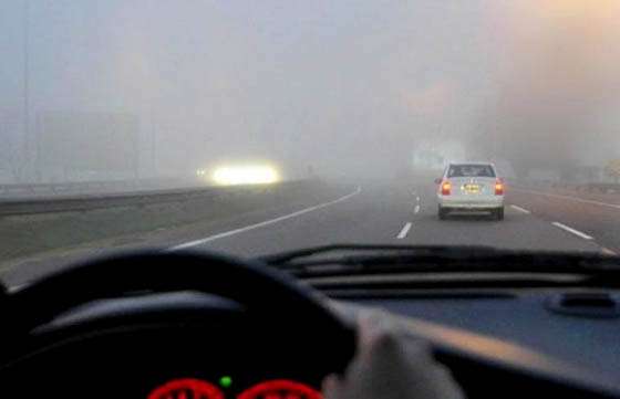 Vialidad recomienda extremar medidas de precaución ante la presencia de niebla