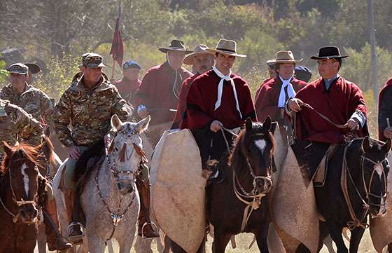 Urtubey rindió homenaje a Güemes en la Quebrada de la Horqueta