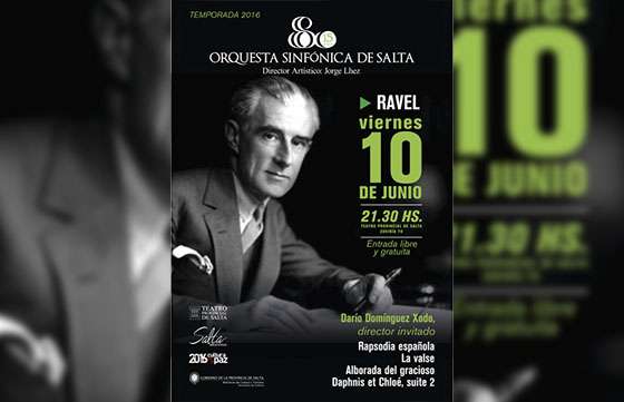 La Sinfónica interpretará obras de Ravel
