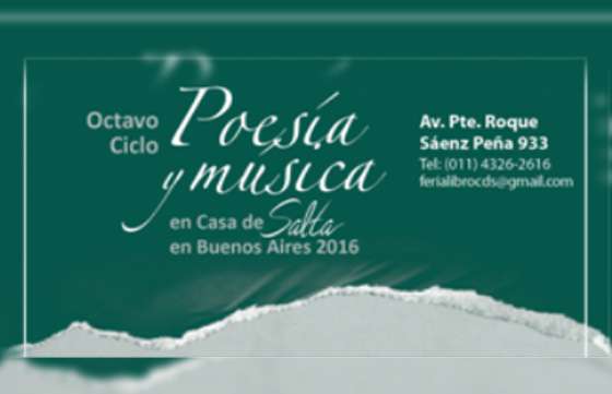 En Buenos Aires comienza el 8º Ciclo de Poesía y Música de Salta