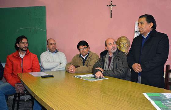 Funcionarios provinciales se reunieron con el intendente de El Potrero para articular acciones conjuntas