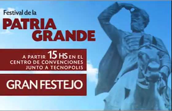 Presentarán hoy la séptima edición de la Fiesta de la Patria Grande