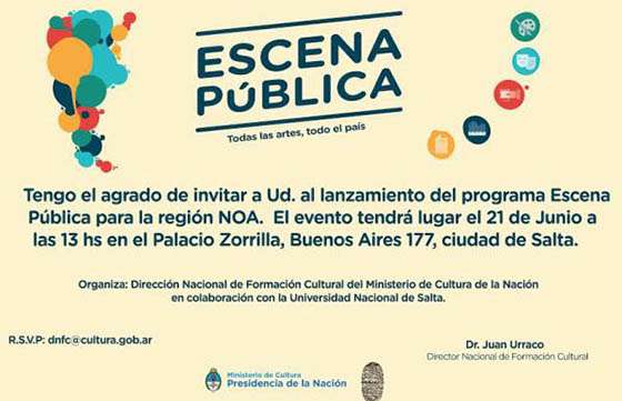 Escena Pública propone arte para todo el país