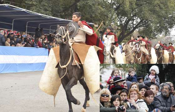 Miles de personas participaron en el desfile del 17 de junio