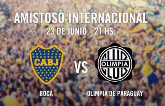 Acreditaciones de prensa para el partido amistoso Boca vs. Olimpia