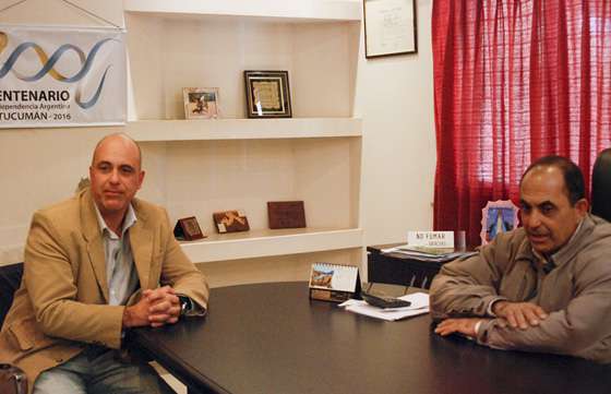 Funcionarios provinciales se reunieron con el gabinete de Rivadavia Banda Norte