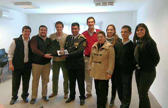 En el Centro de Coordinación Operativa el director saliente recibió un reconocimiento