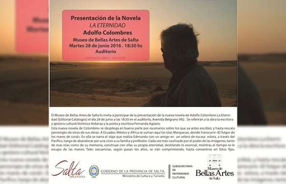 Presentarán el Libro “La Eternidad” de Adolfo Colombres