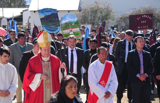 El Vicegobernador participó en el festejo patronal de Los Toldos