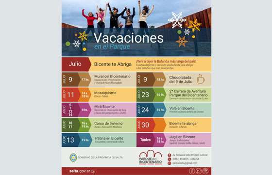 Vacaciones en el Parque del Bicentenario