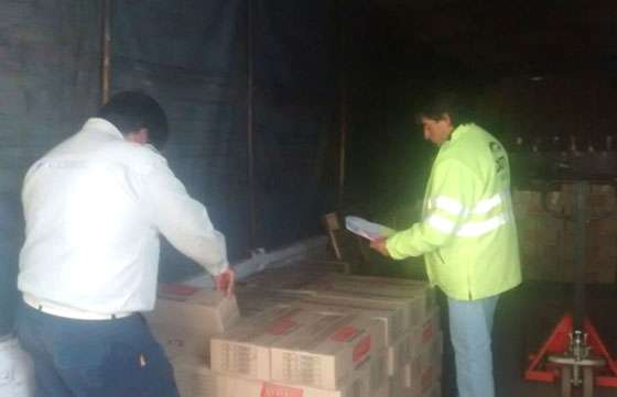 Rentas incautó 44 mil paquetes de cigarrillos en un control de cargas