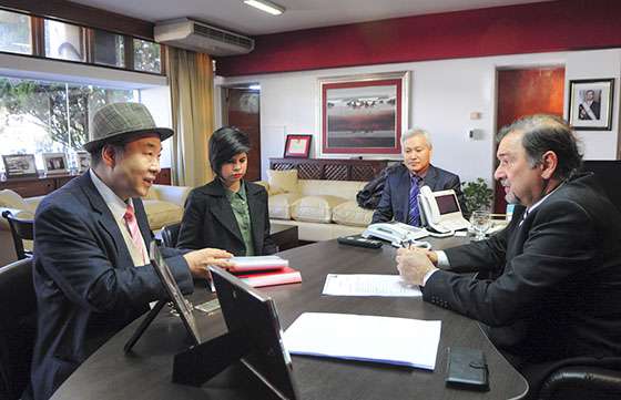 El Vicegobernador recibió a una comitiva empresarial de Corea