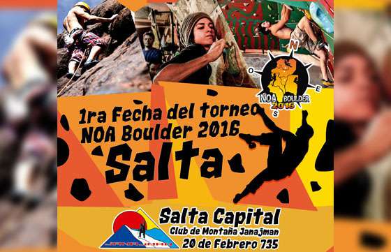 Primera fecha del torneo de palestra y escalada deportiva “NOA Boulder”