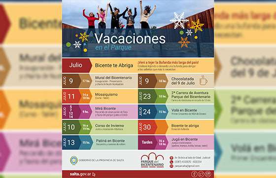 El Parque del Bicentenario propone varias actividades en vacaciones