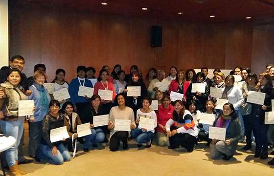 Enfermeros recibieron certificados de la capacitación dictada por el Garrahan