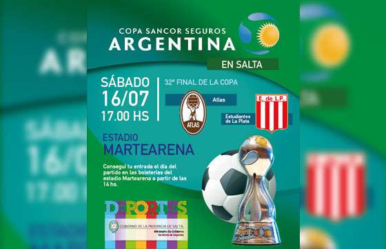 Estudiantes de La Plata y Atlas se medirán en Salta por la Copa Argentina