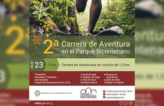 Continúan abiertas las inscripciones para la carrera Aventura en el Parque