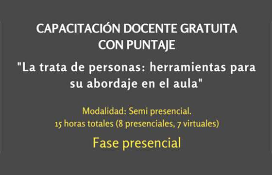 Herramientas para el abordaje de la trata de personas en el aula
