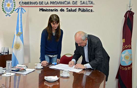Salud firmó un convenio con la Fundación del Hospital Garrahan
