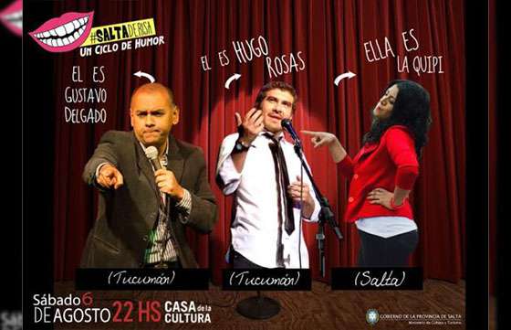 Continua en agosto el ciclo Salta de Risa