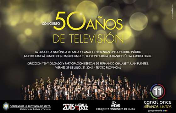 La Sinfónica y Canal 11 presentan 
