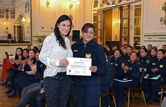Policías participaron de una formación en abordaje y procedimiento ante situaciones de violencia