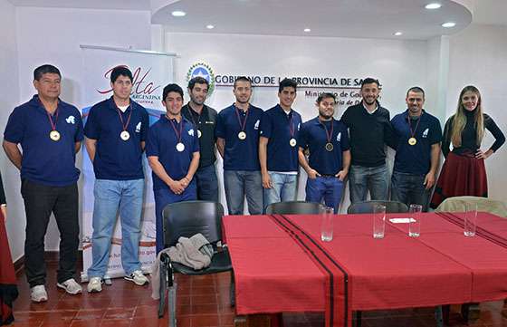 Reconocimiento a los salteños campeones en el sudamericano de béisbol
