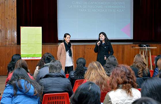 Docentes se capacitan en herramientas para el abordaje de la trata de personas