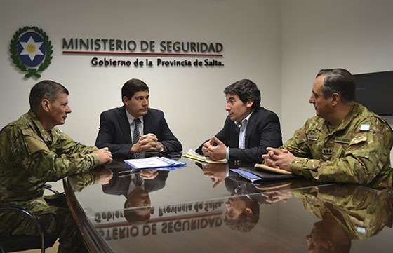 El Ministro de Seguridad y el Ejército firmaron un acuerdo de cooperación