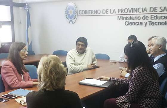 La Ministra de Educación recibió a miembros de APJESA
