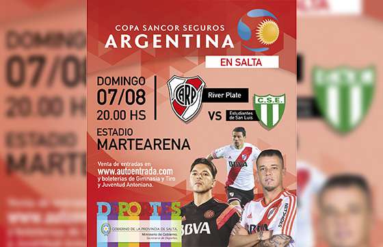 Comenzó la venta de entradas para el partido de River en Salta