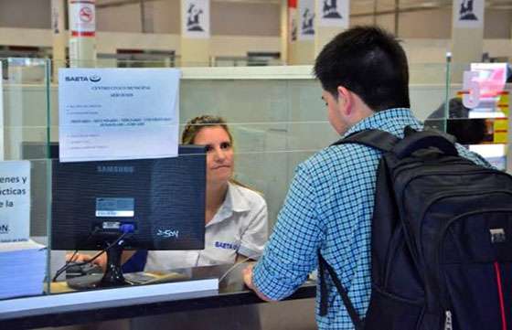 El Centro de Atención al Usuario de SAETA del Híper Libertad suspende la atención