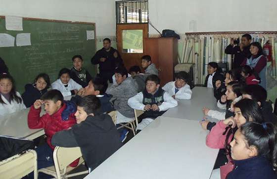 Seguridad intensifica los talleres de concientización a estudiantes primarios