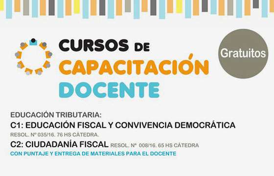 Educación Tributaria: Rentas y AFIP realizarán cursos gratuitos de capacitación docente
