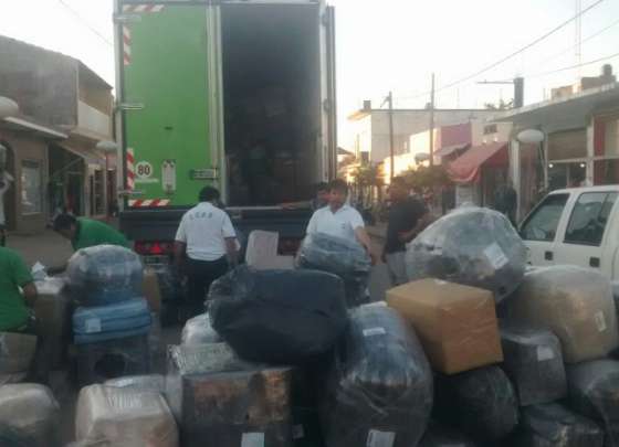 Rentas secuestró más de 400 bultos con indumentaria y calzados